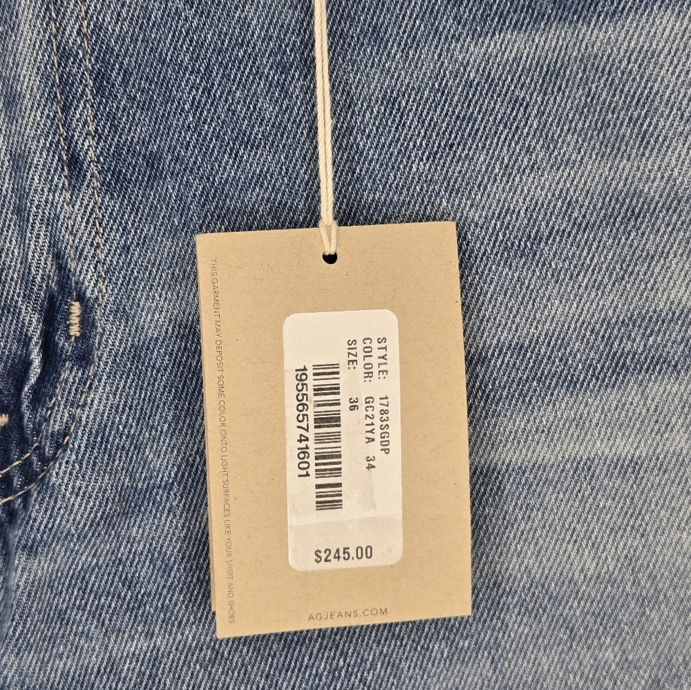 AG Adriano Goldschmied Tellis Modern Slim Premium Denim Jeans - Picture 9 of 11